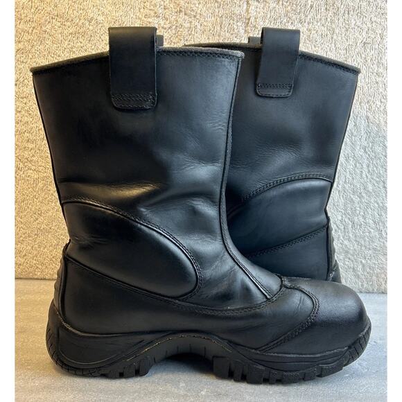 Dr Martens Steel Toe Black Industrial Work Boots Leather Air Wair Men 9 Women 10 main image 8